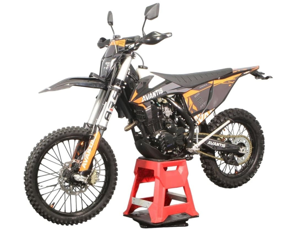 Мотоцикл кроссовый эндуро AVANTIS 250 Carb Nibbi Exclusive (CB250-F/172FMM Design KTM черный) ARS с ПТС